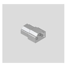8122-WH Joiner for 8100 Series Under Cabinet Strip