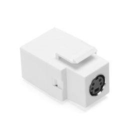 QuickPort Ivory Female to Female S-Video Adapter