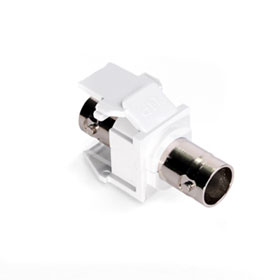 QuickPort White Bulkhead Adapter