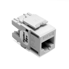 GigaMax White 5e+ QuickPort Connector