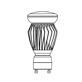 Definity 13.5 Watt 4000K Dimmable A19 LED Lamp, GU24 Base