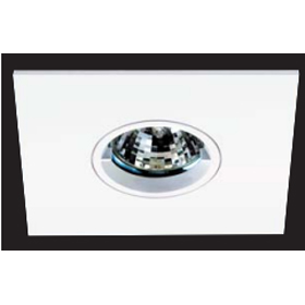 Stellos White 4-15/16 in. Shallow Regress Downlight Trim